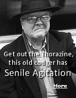 Agitation often accompanies dementia and often precedes the diagnosis of common age-related disorders of cognition such as Alzheimer's disease.